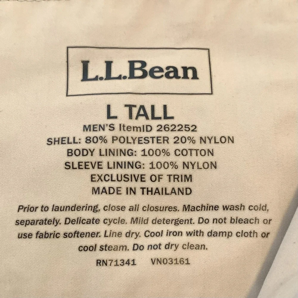 L.L. Bean brand bean